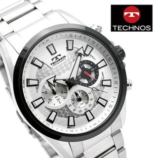 テクノス(TECHNOS)のテクノス 腕時計 メンズ TSM616TS クロノグラフ ブランド 時計(腕時計(アナログ))