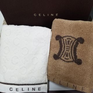 セリーヌ(celine)のCELINE　フェイスタオル　2枚　　　　　【新品】　セリーヌ　タオル　(タオル/バス用品)