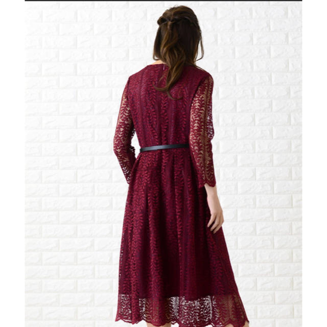Lace Ladies ドレス ワンピ レディースのワンピース(ロングワンピース/マキシワンピース)の商品写真