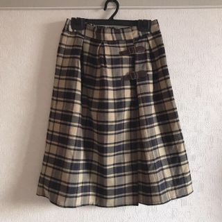 レトロガール(RETRO GIRL)の美品 チェック巻きスカート *(ひざ丈スカート)