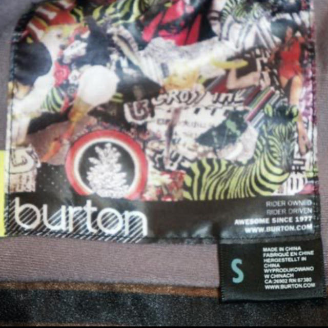 BURTON(バートン)のバートンつなぎ　s スポーツ/アウトドアのスノーボード(ウエア/装備)の商品写真