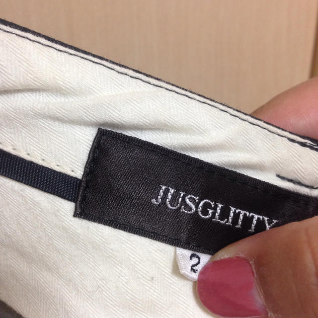 JUSGLITTY(ジャスグリッティー)のJUSGLITTY♡黒パンツ レディースのパンツ(クロップドパンツ)の商品写真