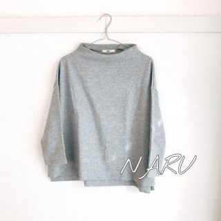 ネストローブ(nest Robe)のNARU◎コットン カットソー ハイネック モックネック(カットソー(長袖/七分))