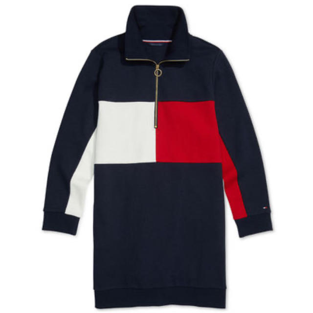 TOMMY HILFIGER(トミーヒルフィガー)のトミーヒルフィガー  スウェット　ワンピース レディースのワンピース(ミニワンピース)の商品写真