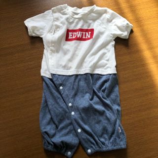 エドウィン(EDWIN)のEDWIN 半袖 ロンパース 70サイズ(ロンパース)