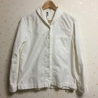 マーガレットハウエル(MARGARET HOWELL)のMHL 白 シャツ ジャケット(Tシャツ(長袖/七分))