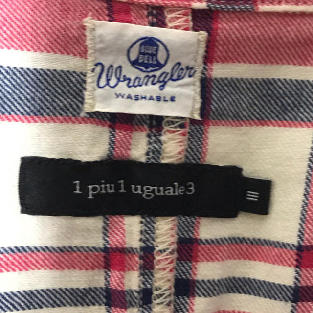 1piu1uguale3(ウノピゥウノウグァーレトレ)の1piu1uguale3 チェックシャツ メンズのトップス(シャツ)の商品写真