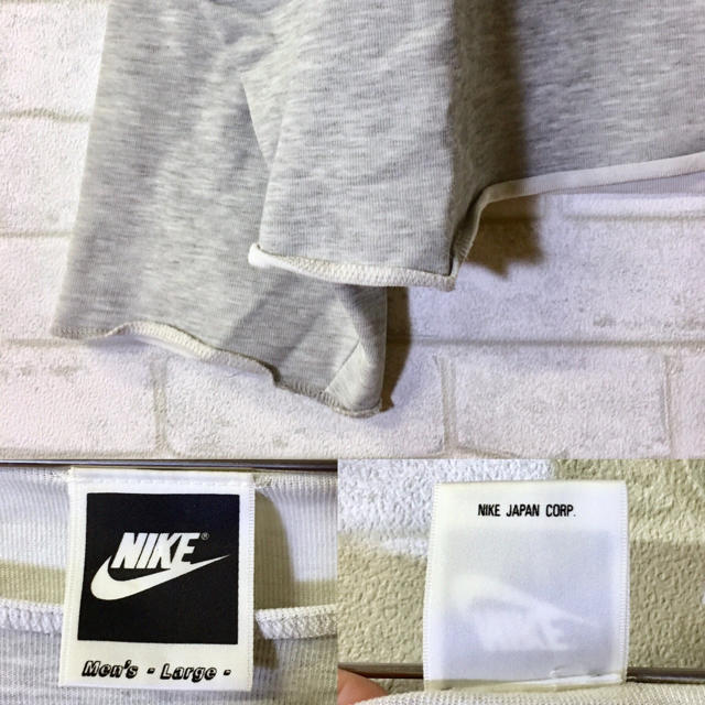 NIKE(ナイキ)の【NIKE】ナイキ トレーナー カットソー スウェット☆Lサイズ☆ レディースのトップス(トレーナー/スウェット)の商品写真