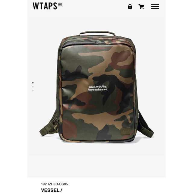 WTAPS 192HZHZD-CG05 VESSEL BAG