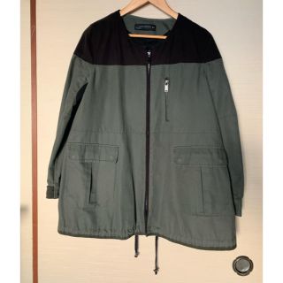 ザラ(ZARA)の値下げしました★ZARA 2トーン ジャケット(ノーカラージャケット)