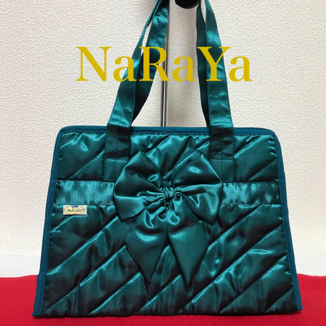 NaRaYa(ナラヤ)の[新品　未使用]  NaRaYa  リボン　トートバッグ レディースのバッグ(トートバッグ)の商品写真