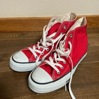 コンバース(CONVERSE)のぽん様専用　コンバース　ハイカット　レッド(スニーカー)