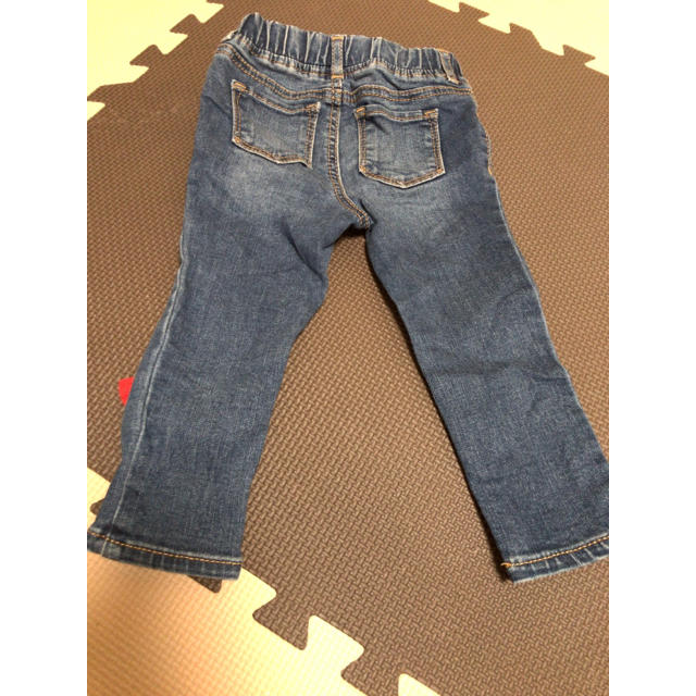 babyGAP(ベビーギャップ)のベビーギャップ リボン付き ミニー ジーンズ 2years キッズ/ベビー/マタニティのキッズ服男の子用(90cm~)(パンツ/スパッツ)の商品写真