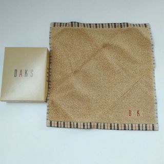 ダックス(DAKS)の新品　DAKS タオルハンカチ　リバーシブル　今治タオル(ハンカチ)