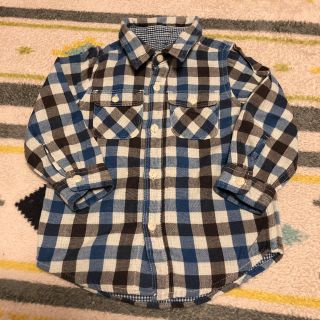 ギャップキッズ(GAP Kids)の美品GAP90cmチェックシャツ✩.*˚(Tシャツ/カットソー)