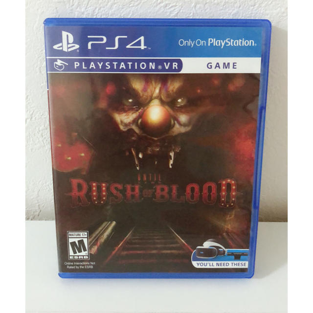 PlayStation4(プレイステーション4)のuntil dawn rush of blood  PS4  VR対応 エンタメ/ホビーのゲームソフト/ゲーム機本体(家庭用ゲームソフト)の商品写真