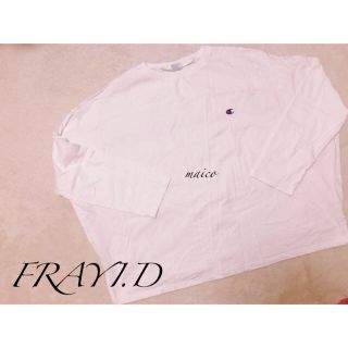 フレイアイディー(FRAY I.D)のFRAYI.D☆championコラボロンT(Tシャツ(長袖/七分))