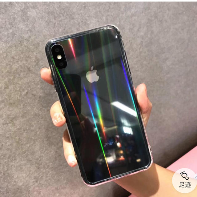 スマホケースiPhone 11/pro/maxレインボー ☆クリア☆ スマホ/家電/カメラのスマホアクセサリー(iPhoneケース)の商品写真