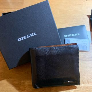 ディーゼル(DIESEL)のDIESEL 折りたたみ財布　レザー(折り財布)