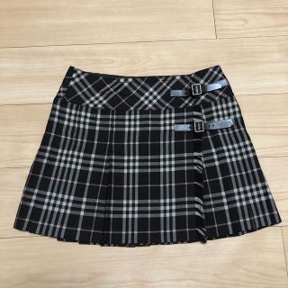 バーバリーブルーレーベル(BURBERRY BLUE LABEL)の美品　バーバリー　チェックのスカート　38 (ミニスカート)