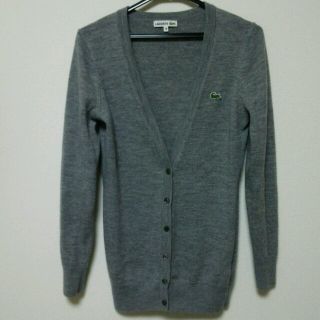 ラコステ(LACOSTE)のラコステグレーカーディガン(カーディガン)