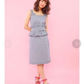 ハニーサロン(Honey Salon)の新品 ギンガム セットアップ(セット/コーデ)