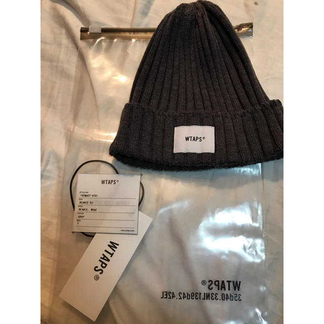 W)taps - wtaps 19AW Beanie 01 woac グレーの通販 by ガメゴン's shop ...