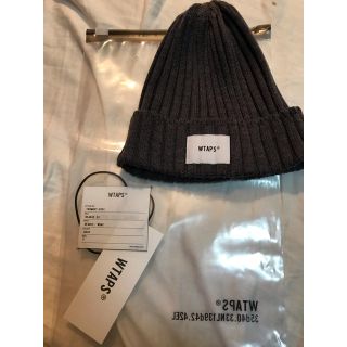 ダブルタップス(W)taps)のwtaps 19AW Beanie 01 woac  グレー(ニット帽/ビーニー)