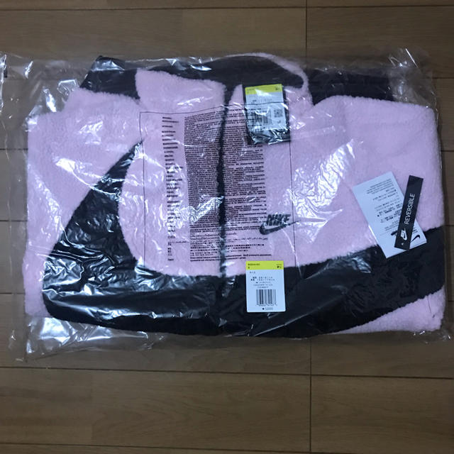 NIKE(ナイキ)のNIKE ボアジャケット ピンク サイズ S メンズのジャケット/アウター(ブルゾン)の商品写真