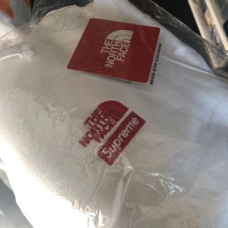 シュプリーム(Supreme)のsupreme / the north face パーカー 白 L size(パーカー)