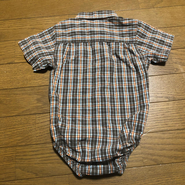 OshKosh(オシュコシュ)のOSHKOSH シャツロンパース 18month キッズ/ベビー/マタニティのベビー服(~85cm)(ロンパース)の商品写真