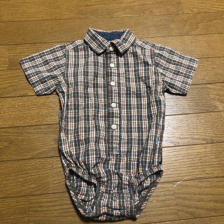 オシュコシュ(OshKosh)のOSHKOSH シャツロンパース 18month(ロンパース)