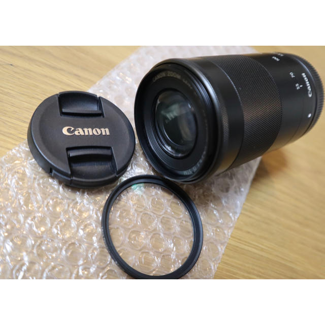 Canon キャノン 望遠レンズ EF-M55-200 レンズフィルター付きカメラ