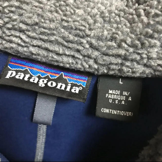 patagonia(パタゴニア)の90s 初期 USA製 Patagonia レトロX フリースジャケット 黒 メンズのジャケット/アウター(ブルゾン)の商品写真