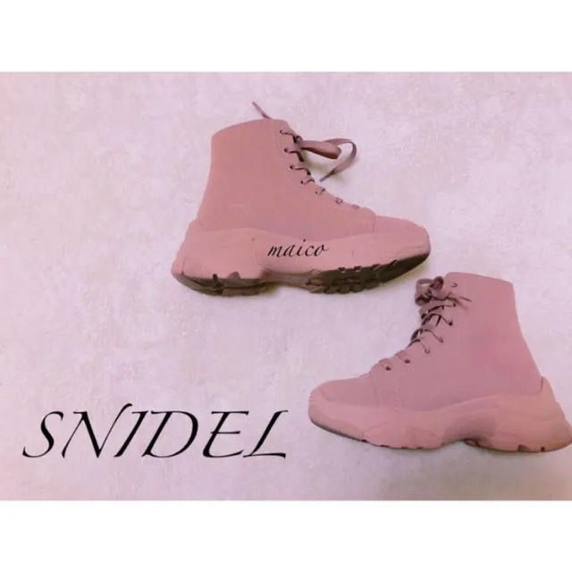 SNIDEL(スナイデル)のスナイデル 大人気ブーツsnidel 今期 大人気 完売商品 レディースの靴/シューズ(ブーツ)の商品写真