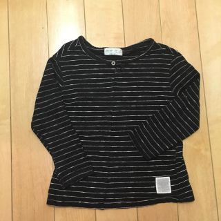 ザラキッズ(ZARA KIDS)の美品 ザラ ボーダーカットソー ロンT サイズ 110 プティマイン ラルフ(Tシャツ/カットソー)