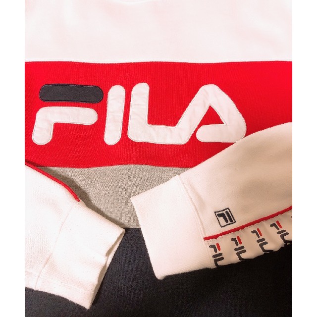 FILA(フィラ)の【 FILA 】【 ビッグロゴ 】 裏起毛 トレーナー メンズのトップス(スウェット)の商品写真