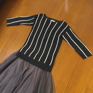 バナナリパブリック(Banana Republic)のバナリパ❤︎ストライプニット❤︎美品(ニット/セーター)