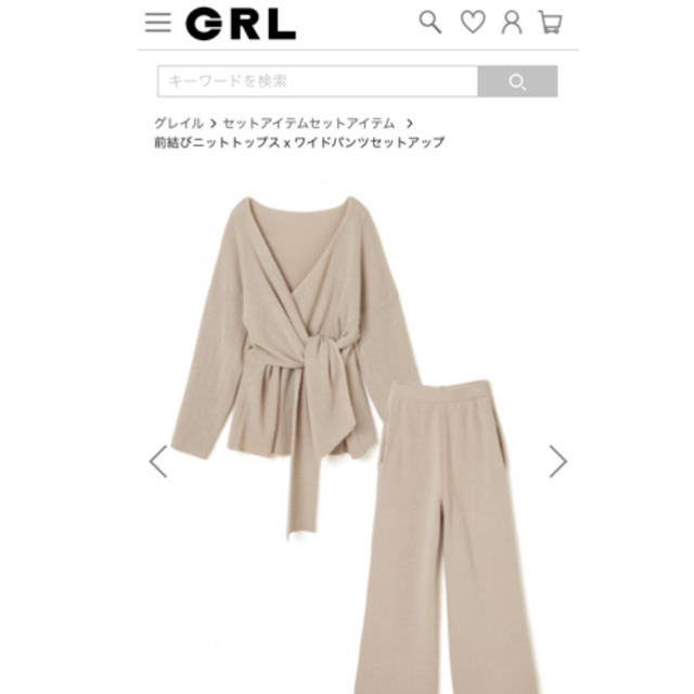 非売品 GRL ベージュMサイズ GRL今年大人気☆前結びニットトップス✖︎ワイドパンツ - セット/コーデ - www.we-job.com 非売品 GRL ベージュMサイズ GRL今年大人気☆前結びニットトップス✖︎ワイドパンツ - セット/コーデ - www.we-job.com
