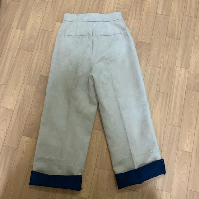 LE CIEL BLEU(ルシェルブルー)の美品♡ルシェルブルー♡Fake Suede Straight Pants レディースのパンツ(カジュアルパンツ)の商品写真