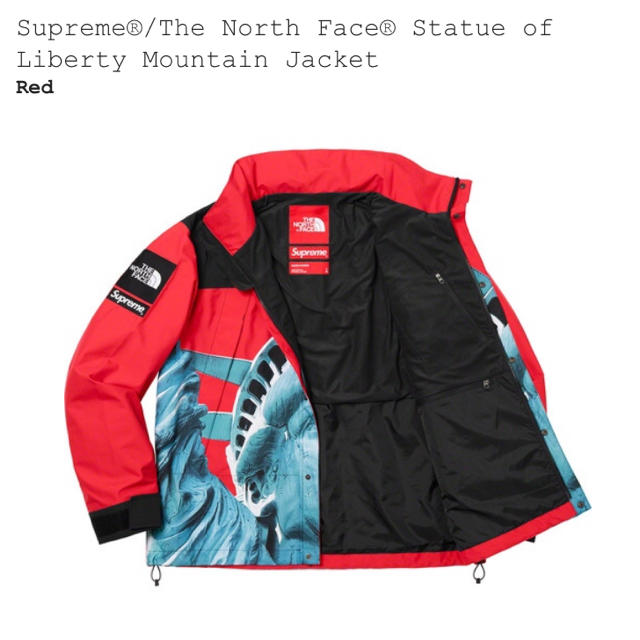 Supreme North Face Mountain jacket 赤 M