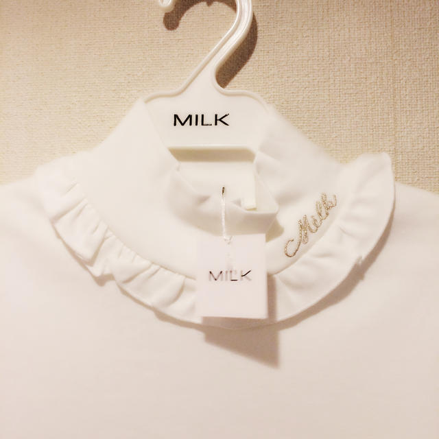 MILK(ミルク)のフリルハイネックトップス♡ レディースのトップス(Tシャツ(長袖/七分))の商品写真