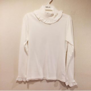 ミルク(MILK)のフリルハイネックトップス♡(Tシャツ(長袖/七分))