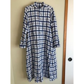 ネストローブ(nest Robe)のネストローブ  チェックのシャツワンピース(ロングワンピース/マキシワンピース)