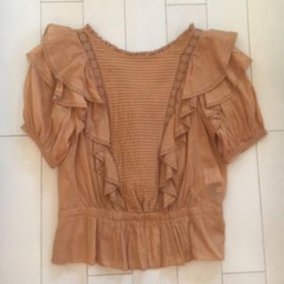 イザベルマラン(Isabel Marant)の【美品】イザベルマラン エトワール フリルブラウス★hihiさん専用(シャツ/ブラウス(半袖/袖なし))