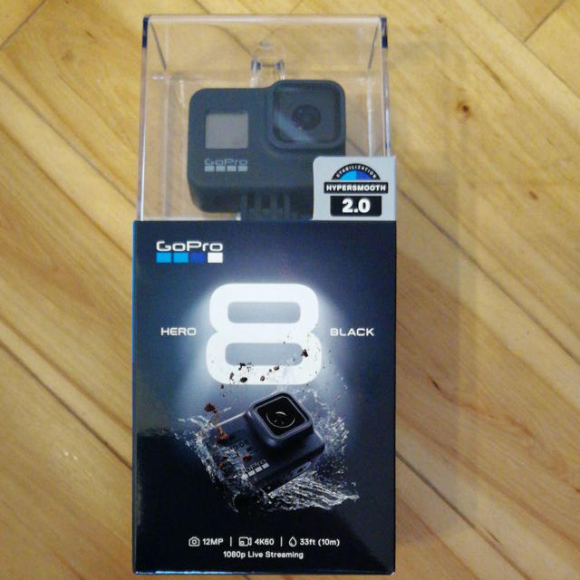 GoPro(ゴープロ)のGoPro HERO8 black国内正規品 スマホ/家電/カメラのカメラ(コンパクトデジタルカメラ)の商品写真