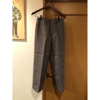 ヤエカ(YAECA)のAURALEE CHECK WIDE SLACKS レディース オーラリー(カジュアルパンツ)