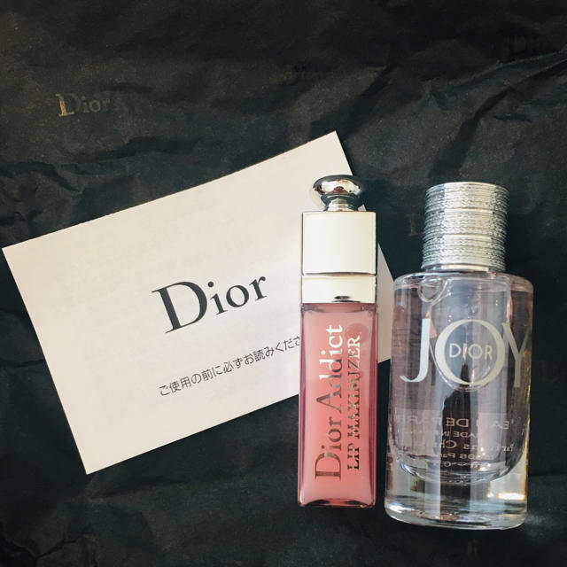 Christian Dior(クリスチャンディオール)の新品未使用♡ディオール　大人気♡JOY&マキシマイザーミニサイズセット♡ コスメ/美容のベースメイク/化粧品(リップグロス)の商品写真