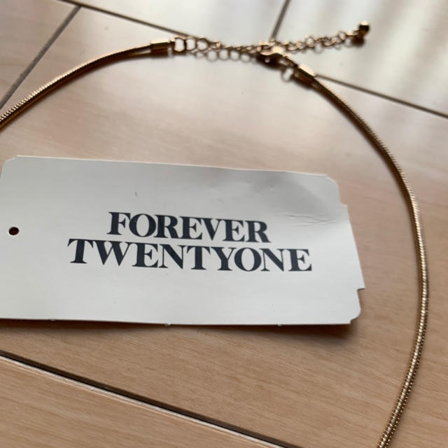 FOREVER 21(フォーエバートゥエンティーワン)のForever21 ゴールドネックレス レディースのアクセサリー(ネックレス)の商品写真