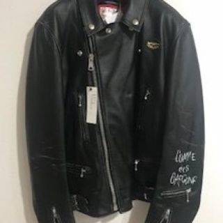 コムデギャルソン(COMME des GARCONS)の題名 bondsin様専用コムデギャルソン青山限定ルイスレザー(ライダースジャケット)